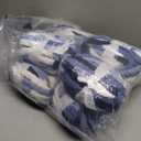 Chunky Yarn for Hand Knitting - #10 Chunky Chenille Blanket Yarn, Jumbo Big Thick Chunky Yarns for Crocheting, Tie Dye Bulky Knit Yarns, 8 Skein (25 yds 8 oz Each Skein), Multi Blue & White