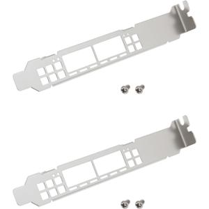 OTOTEC 2pcs Network Card Full Height Brackets with Screws Compatible with Mellanox MCX653106A CX653106A Connectx-6