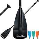 SUP Paddleboard Paddle with Aluminium Shaft and Enhanced PP Blade, Adjustable Stand Up Paddle Board Paddle, 66-82" (170-210 cm)