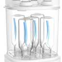 Bottle Sterilizer, Baby Bottle Steam Sterilizer, Electric Baby Bottle Sanitizer with Timer for Baby Bottles, Pacifiers, Pump Parts