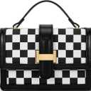 KKXIU Crossbody Bags for Women - Top Handle Purses for Lady, Leather Handbags Shoulder Clutch with Adjustable Shoulder Strap