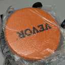 VEVOR Mechanic Stool, 250 LBS Rolling Pneumatic Creeper Garage/Shop Seat, Adjustable Height 16-22 inch in Padded Rolling Workshop Stool with Tool Tray, for Garage, Shop, Auto Repair, Black+Orange