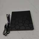 External CD/DVD Drive for Laptop, DVD Player for Laptop, 8 in 1 USB 3.0 Ultra-Slim Portable, CD Burner External Disk Drive Optical Compatible with Desktop Mac,Windows 11/10/8/7 Linux (Black)