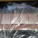 Air Conditioner Covers For Outside Split AC Outdoor Unit Cover Awning Canopy UV Rain Snow Protection Sheet for Split Heat Pump/Condenser/Compressor With 9,000 - 18,000 BTU Brown, 35.4x17.5in