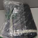 KOZYFLY Rugs for Entryway 3x5 ft Washable Area Rug Non Slip Rubber Backed Entry Rug Woven Indoor Door Mat Cotton Kitchen Rugs Floor Carpet for Entryway, Foyer, Backdoor, Black/Dark Grey