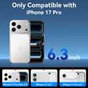 2 x [2+2] AR(Anti-Reflective) Screen Protector for iPhone 17 Pro + Camera Lens Protector, [Anti-Glare] 9H+ Tempered Glass with Auto-Align Kit 10S Bubble-Free Installation, Anti-Fingerprint, HD Clear, Case Friendly