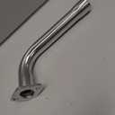 212cc exhaust with 3 Stage exhaust tip For Predator 212cc 196cc 6.5HP for Honda GX160 GX200 for Coleman CT200U BT200X CT200u-ex Mini Bike Go Kart part sliver