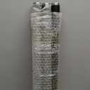 Industrial Staircase Railing, 6FT/180CM Galvanized Pipe Handrail with Wall Mount Support