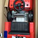 Kid Trax Real Rigs Toddler Fire Truck Interactive Ride On Toy, Kids Ages 1.5-4 Years, 6 Volt Battery and Charger, Sound Effects, Red, Large
