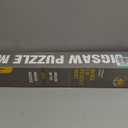 Lwoeo Jigsaw Puzzle Mat Roll Up 2000 Pieces, Black 48 x 31 Smooth Top Saver Pad, Large Rubber Puzzel Matt Rollup with 6 Sorting Trays & Travel Storage Bag for Sorting Table, Board, Puzzles Mats