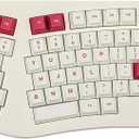 Feker Alice98 Ergonomic 98 Keys Custom Mechanical Keyboard, VIA Programmable, USB-C Wired Gaming Keyboard, Hot Swappable, 5 Layer Paddings, Control Knob, NKRO, RGB for Win/Mac (Beige)
