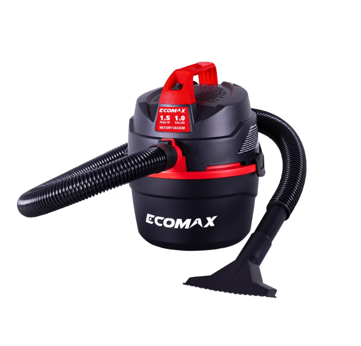 ECOMAX 1gal Portable Wet/Dry Vacuum