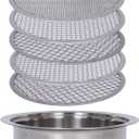 Soil Sifter Set for Garden with 5PCS Mesh(1,3,6,9,12mm) Sieve for Rocks and Sand
