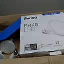Sunco 16 Pack BR40 LED Light Bulbs, Indoor Flood Lights, Recessed Can Light Bulb, 1400 LM, 17W (100W Equivalent), 2700K Soft White, Dimmable, E26 Base, for Home, Bedroom, Kitchen UL