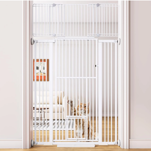 OtterOasis 71'' Extra Tall Pet Gate for Cat, 29.5-43'' Extra Wide Cat Gate