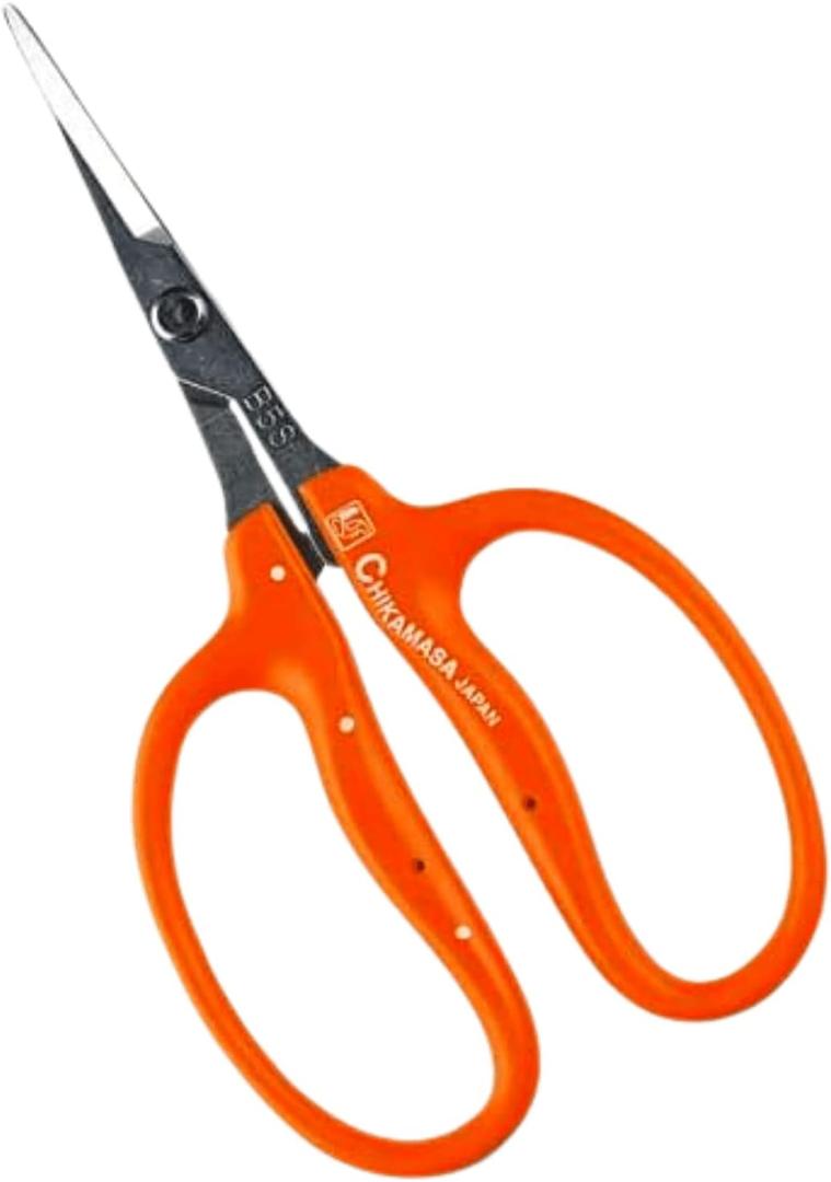 Chikamasa B-500SL Stainless Steel Grape Care Shears L-Shaped