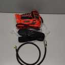 Mellif Portable Tire Inflator & Air Tool Compatible with Milwaukee 18v Battery (Tool Only), Inflation & Pneumatic Tools, 160 PSI Air Compressor Pump, Digital Pressure Gauge, LED Light, Auto Shut-Off (Red for Milwaukee)