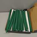 Green Taper Candles, Set of 24 Unscented and Smokeless 10 Inch Taper Candles Long Burning, Paraffin Wax with Cotton Wicks for Burning Approxinately 7-8 Hours Time