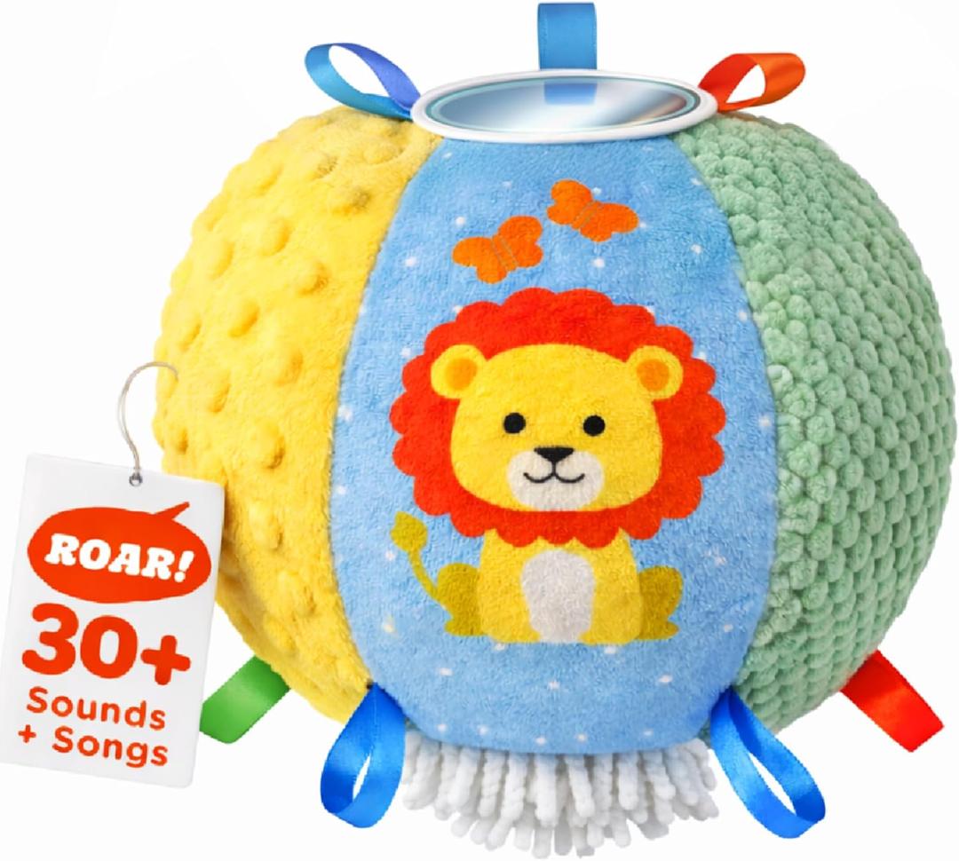 Move2Play, Hilariously Interactive Toy with Music & Sound Effects | Birthday Gift for Boy & Girl | Ball for Toddler & Baby | Indoor/Outdoor | Age 6, 9, 12+ Month | 1, 2, 3+ Year Old