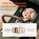 MAMAZING Baby Ear Muffs for Newborns to Toddlers 348 Months, 25dB Noise Cancelling Headphones for Airplane Travel, Party and Fireworks, Soft & Adjustable Baby Hearing Protection, CE & ANSI Certified