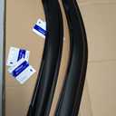 Canvcle ProMaster Rain Guards - Window Visors for Ram ProMaster 2014-2025 2026, Outside-Mount Tape-On Side Window Wind Deflectors for ProMaster Accessories, Vent Visors Shades Rainproof 2PCS Black