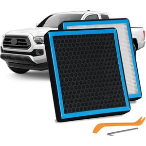CF10374 Cabin Air Filter Compatible with TOYOTA TACOMA 2005-2023 DODGE DART 2013-2016 PONTIAC VIBE 2003-2008 Passenger Compartment Activated Carbon AC Filter
