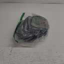 Hillban 12 Pcs Rainbow Clear Makeup Bag for Women Inspirational Quotes PVC Waterproof Cosmetic Bags Appreciation Travel Toiletry Pouch Gifts for Teacher Student Adults(Black)