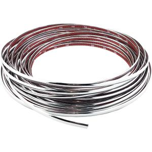 Lunsom Custom Most Chrome Plated Decoration Trim Strip Line, Car Door Fender Interior DIY Moulding Trimming Strip for Most Vehicle (12M x 6MM) (Silver)