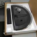 Half Round Umbrella Base - 20lb Weighted Semicircle Freestanding Resin and Concrete Umbrella Stand for Outdoor Use by Pure Garden (Black)