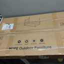 Weatherproof Raised Garden Bed, HDPE Outdoor Elevated Planter Box with Legs, Garden Box, Flower Beds for Patio, Deck, Balcony (Grey), 39x21x25in