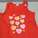 Valentine's Day Heart Candy Design for Men Woman & Kids Tank Top, S
