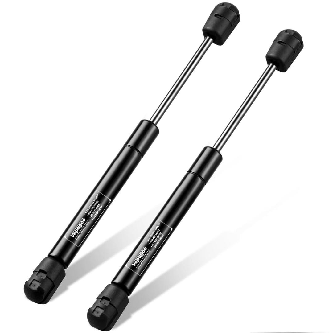 Vepagoo 10 Inch Gas Struts 35 Lb/156N Shocks Lift Supports Compatible with Truck Pickup Tool Box Lid RV Door, RV Cabinet Door, Set of 2 (Classic)