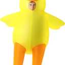 CHOIEO Halloween Inflatable Costume for Adult, Funny Blow Up Animal Costume, Ride-On or Full Body Suit