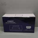 Precision Food Vacuum Sealer Machine, POWOT Fully Automatic Vacuum Sealing System, Commercial Food Vacuum Saver Pro, Double Heat Seal, Easy-Lock Handle, Built-in Cutter&Bag Storage, Hose&Bag Rolls (Grey)