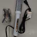 Farery Thermal Brush - Non-Blowing Design, Adjustable Temp & 1.5 Inch Barrel for Faster Smoother Styling Dual Voltage Travel Ready, Anti-Tangle Bristles, Blue