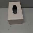 Sumnacon Tissue Box Cover Rectangle Linen Tissue Box,Stylish Tissue Box Holder with Magnetic Bottom,Decorative Tissue Cover for Bathroom Toilet Bedroom Living Room Table Desk Office, Beige (Medium)