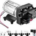 WASSERMANN RV Water Pump 12V DC, Self Priming Diaphragm 5.0 GPM 55 PSI, Water Pressure Pump with Pressure Switch, for RV Marine Yacht Lawn Garden