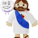 Microwavable & Coolable Jesus Plush Doll, Cozy Lavender Scented Plush Toys, Stuffed Jesus Plush Plushies Christian Gifts for Kid