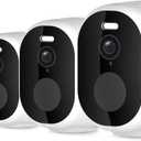 4Pack 5G/2.4G Security Cameras Wireless Outdoor, 2K Battery Powered Indoor Cameras for Home Security, AI Motion Detection Siren Alarm, Two-Way Talk, Color Night Vision, Waterproof,Works w/Alexa