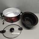Crock-Pot 6-Quart Cook & Carry Oval Manual Portable Slow Cooker, Red - SCCPVL600-R