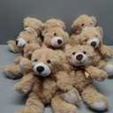 MorisMos Teddy Bear Stuffed Animal 8 Packs 14 in Teddy Bears in Bulk Small Teddy Bear for Centerpiece Baby Shower, Light Brown
