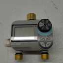 QUOBAS 2 Zone Sprinkler Timer with Brass Inlet & Outlet, Programmable Water Timer for Garden Hose with Rain Delay/ Manual Watering/ Automatic Irrigation Controller System for Yard, Lawn