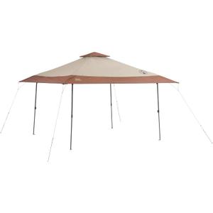 Coleman 13x13ft Instant Canopy Sun Shelter, Portable Shade Tent Sets Up in 3 Minutes, Vented Roof for Airflow & UPF 50+ Sun Protection, Great for Beach, Park, Tailgating, Camping, Backyard & More