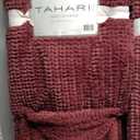 Burgundy Tahari Rabbit Fur Throw Blanket, 50in x 60 inches