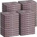32 Pieces Textile Moving Blankets Bulk 54 x 72 Inch Furniture Blanket High Tensile Strength Pads Shipping Packing Blanket for Moving Furniture Floors Moves and Storage Equipment(Brown)
