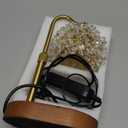 Candle Warmer Lamp with Timer  Adjustable Height & Dimmer, Gold K9 Crystal Shade  Wax Melt Warmer for Home Decor, 2 Bulbs Included