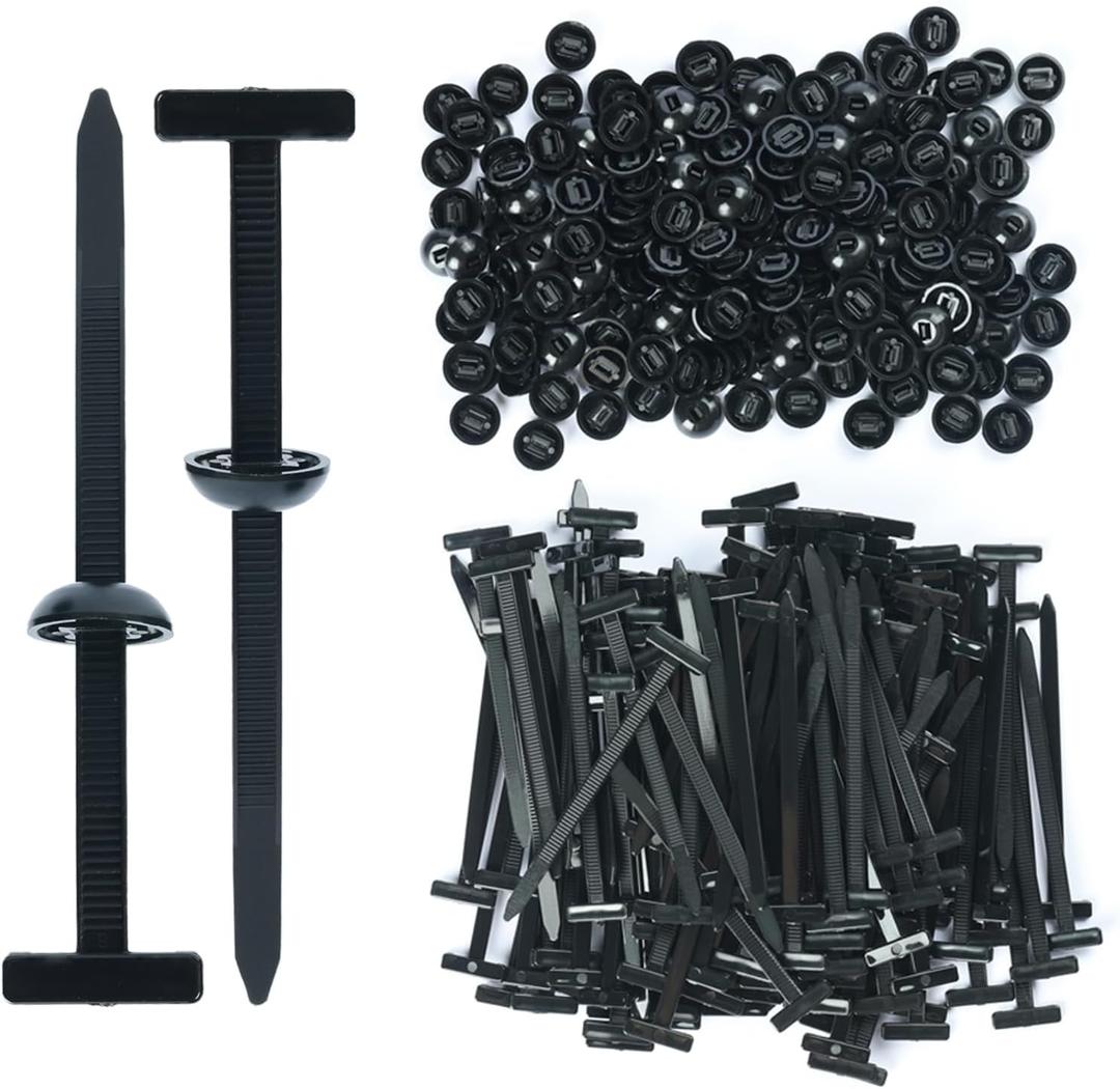 4 x 120pcs Nylon Universal Cable Tie Buckle: Auto Zip Tie Buckles for Cars, High-Strength Cable Tie Buckle Zip Tie with Universal Use