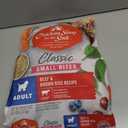 Chicken Soup for the Soul All Natural Premium Small Bites Adult Dry Dog Food, Real Meat First Ingredient, No By-Products, Supports Gut & Immune Health, Beef & Brown Rice, 4.5lb (4.5 Ounce (Pack of 1))