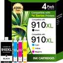 910XL 910 8015e Ink Cartridges Combo Pack Replacement for HP Printer 8025e 910 XL 910XL/910 Black and Color Multipack for OfficeJet Pro 8015e 8025e 8028e 8020 8035e 8034e 8020e 8028 8025 8010