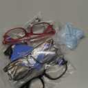 CCVOO Reading Glasses for Women/Men, Eyeglasses, Blue Light Readers for Women/Men, Computer Eye Glasses, Cheaters (2 Black/Turtle/Red/Dark Blue)